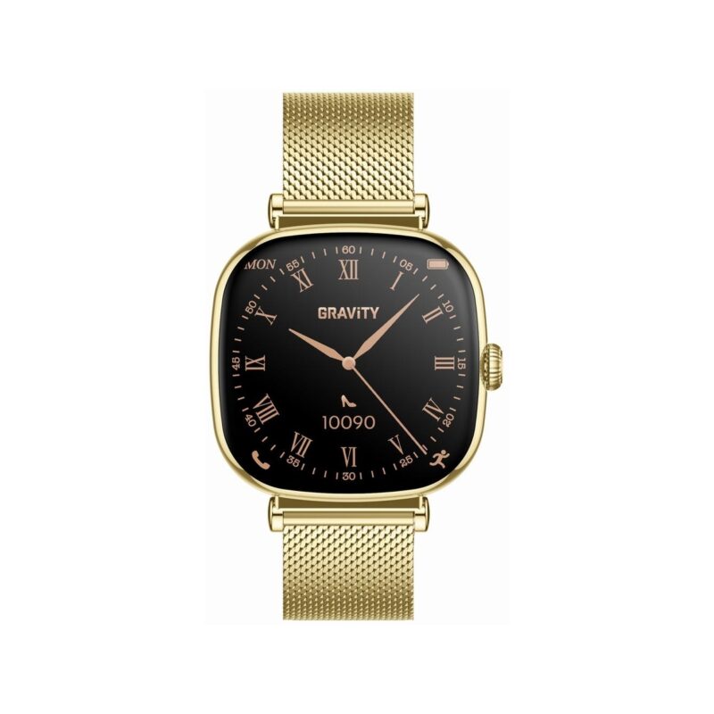 93_74_7_max Smartwatch Gravity Złoty Bransoleta + Pasek GT32-1