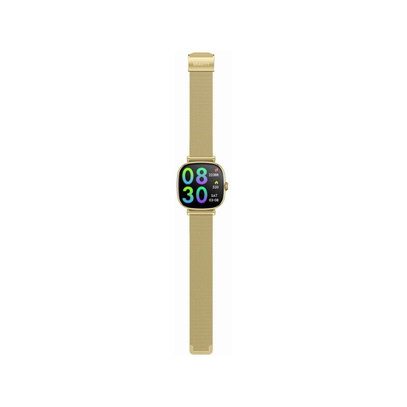 Smartwatch Gravity Złoty Bransoleta + Pasek GT32-2