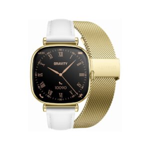 Smartwatch Gravity Złoty Bransoleta + Pasek GT32-2