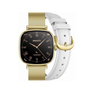 Smartwatch Gravity Złoty Bransoleta + Pasek GT32-2