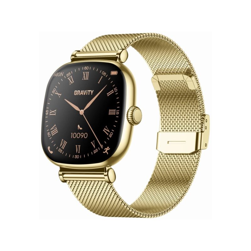 Smartwatch Gravity Złoty Bransoleta + Pasek GT32-2