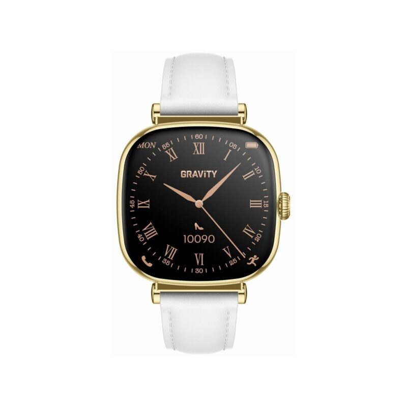 Smartwatch Gravity Złoty Bransoleta + Pasek GT32-2