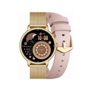 Smartwatch Gravity Złoty Pasek + Bransoleta GT33-1