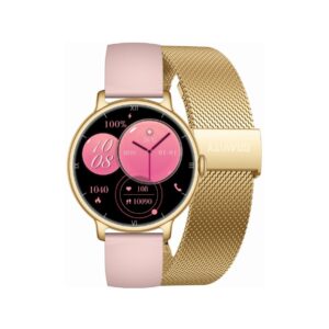 Smartwatch Gravity Złoty Pasek + Bransoleta GT33-1