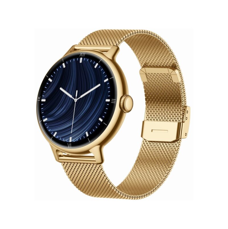Smartwatch Gravity Złoty Pasek + Bransoleta GT33-1