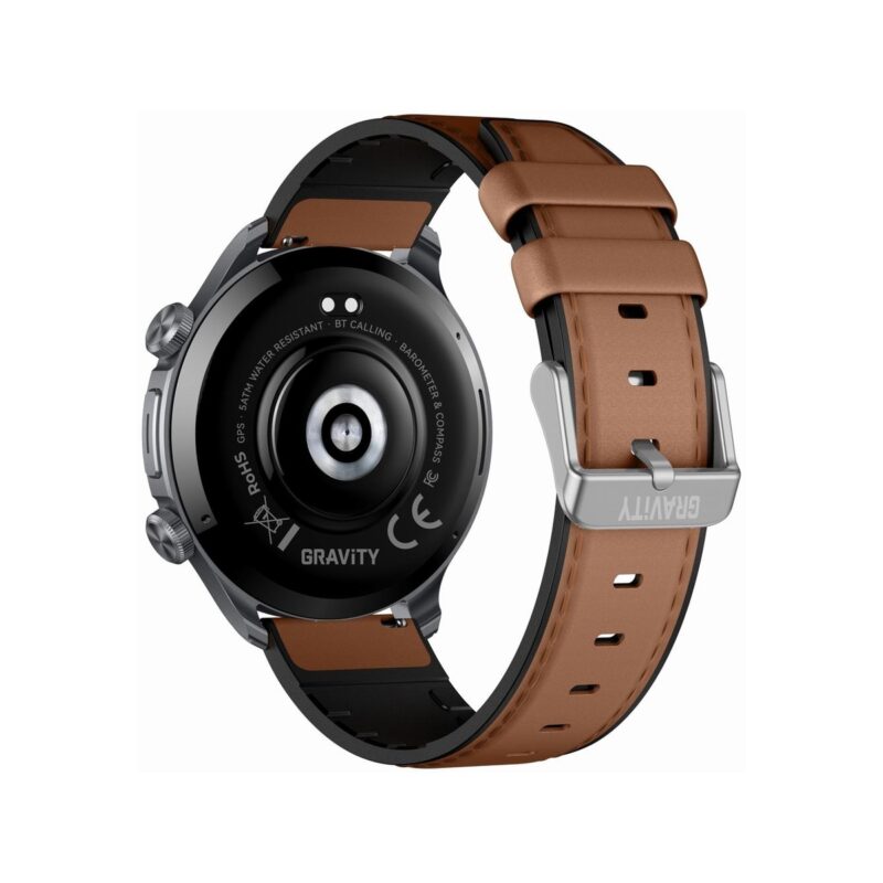 Smartwatch Gravity Czarny 2 Paski GT35-1