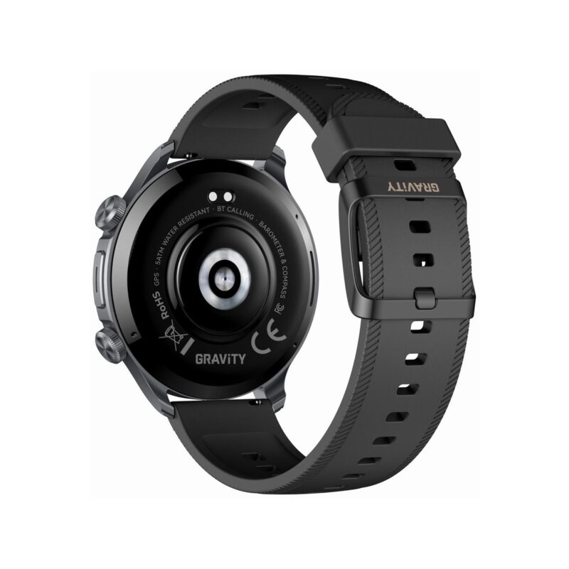 Smartwatch Gravity Czarny 2 Paski GT35-1