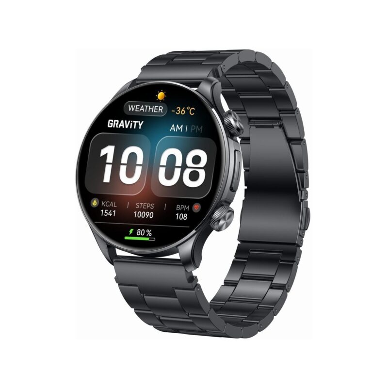 Smartwatch Gravity Czarny Pasek + Bransoleta GT35-2