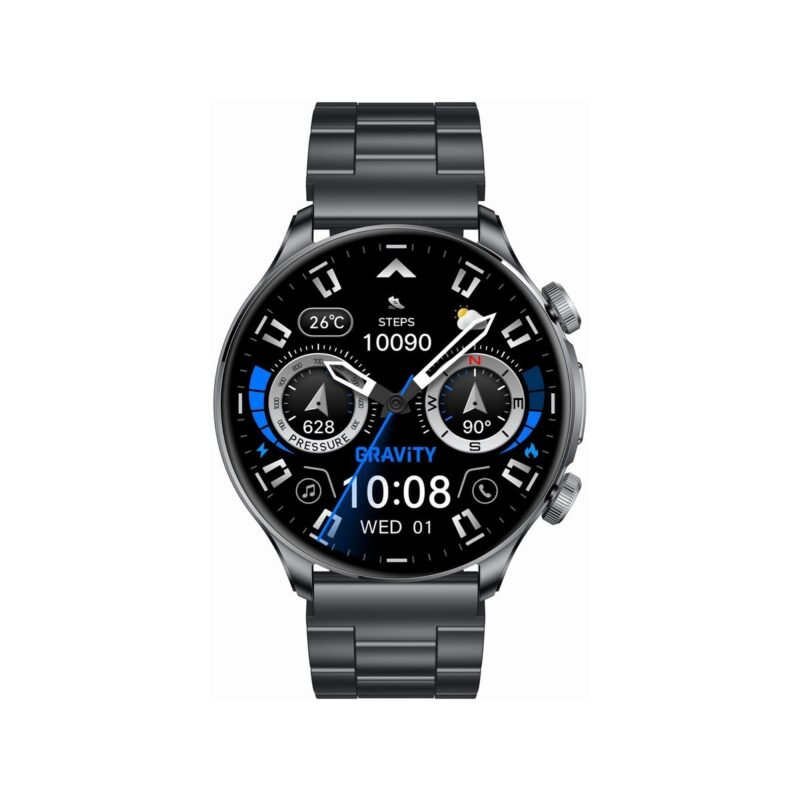 Smartwatch Gravity Czarny Pasek + Bransoleta GT35-2