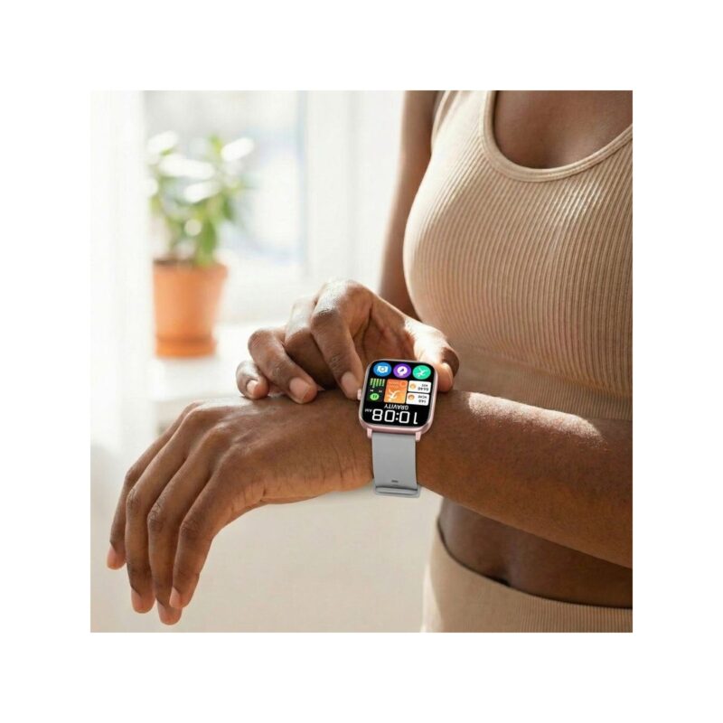 Smartwatch Gravity Różowe Złoto Szary GT36-2