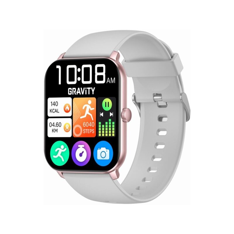 Smartwatch Gravity Różowe Złoto Szary GT36-2