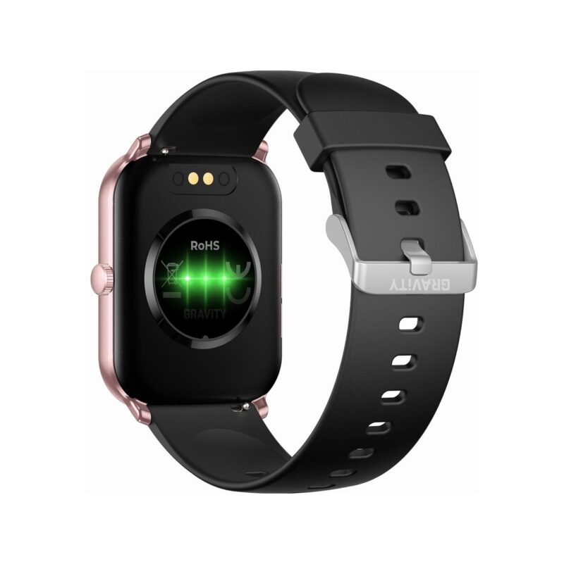 Smartwatch Gravity Różowe Złoto Czarny GT36-3