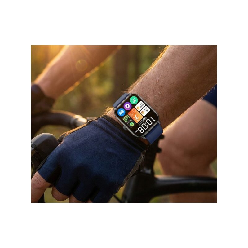 Smartwatch Gravity Czarny Niebieski GT36-6