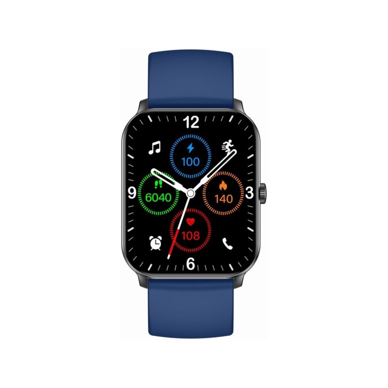 Smartwatch Gravity Czarny Niebieski GT36-6