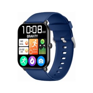 Smartwatch Gravity Czarny Niebieski GT36-6