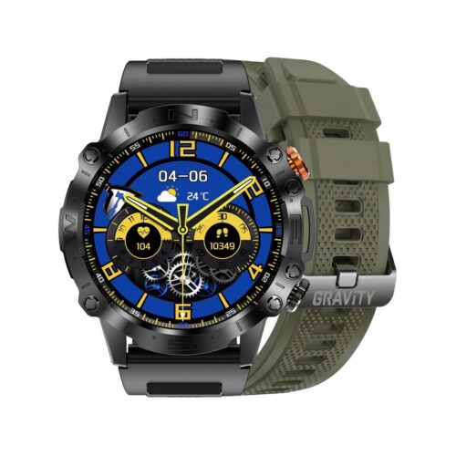 Smartwatch Gravity Czarny 2 Paski GT20-7
