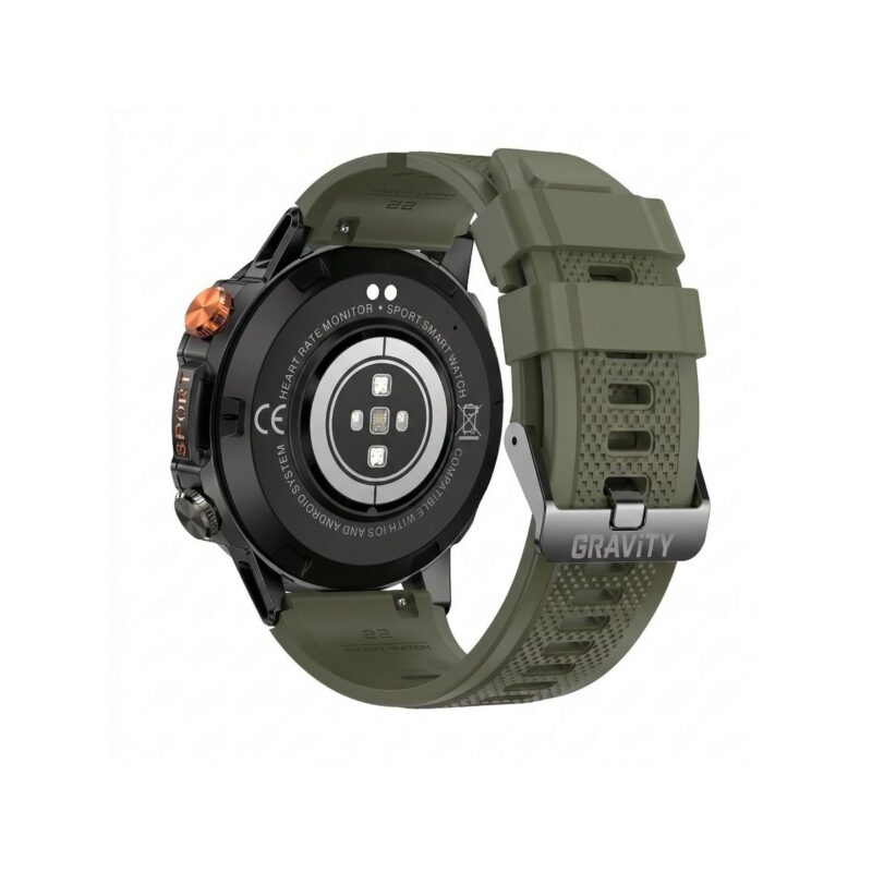 Smartwatch Gravity Czarny 2 Paski GT20-7