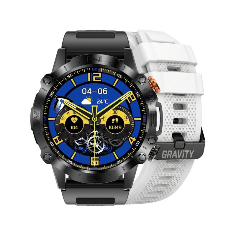 Smartwatch Gravity Czarny 2 Paski GT20-8