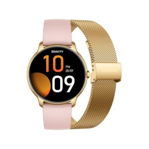 Smartwatch Gravity Złoty Pasek + Bransoleta GT31-1