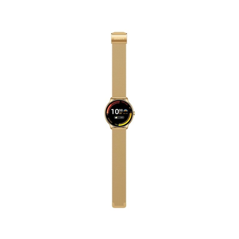 Smartwatch Gravity Złoty Pasek + Bransoleta GT31-2
