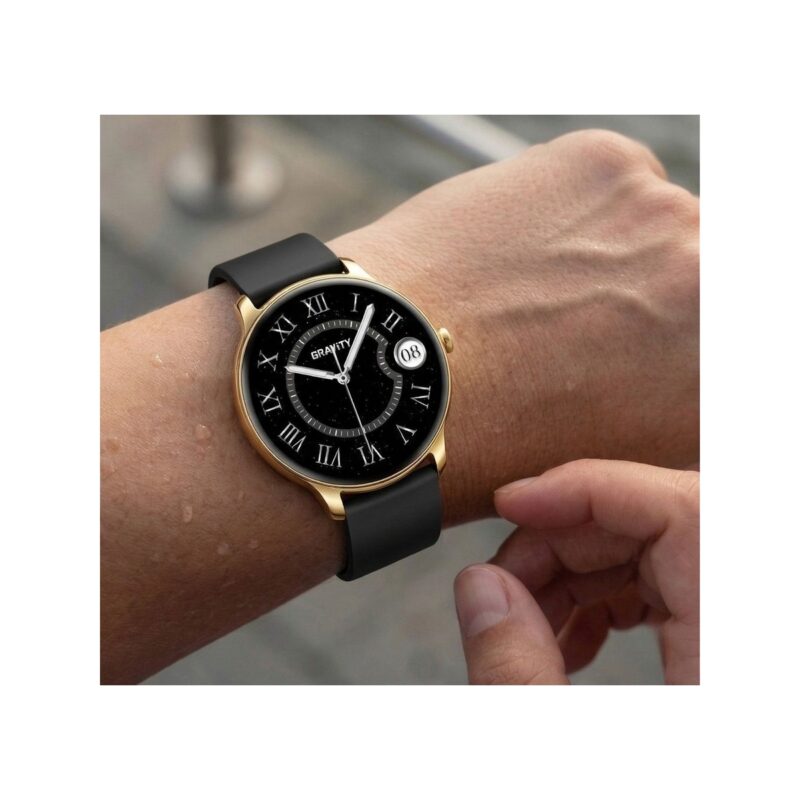 Smartwatch Gravity Złoty Pasek + Bransoleta GT31-2