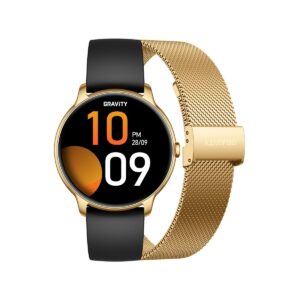 Smartwatch Gravity Złoty Pasek + Bransoleta GT31-2