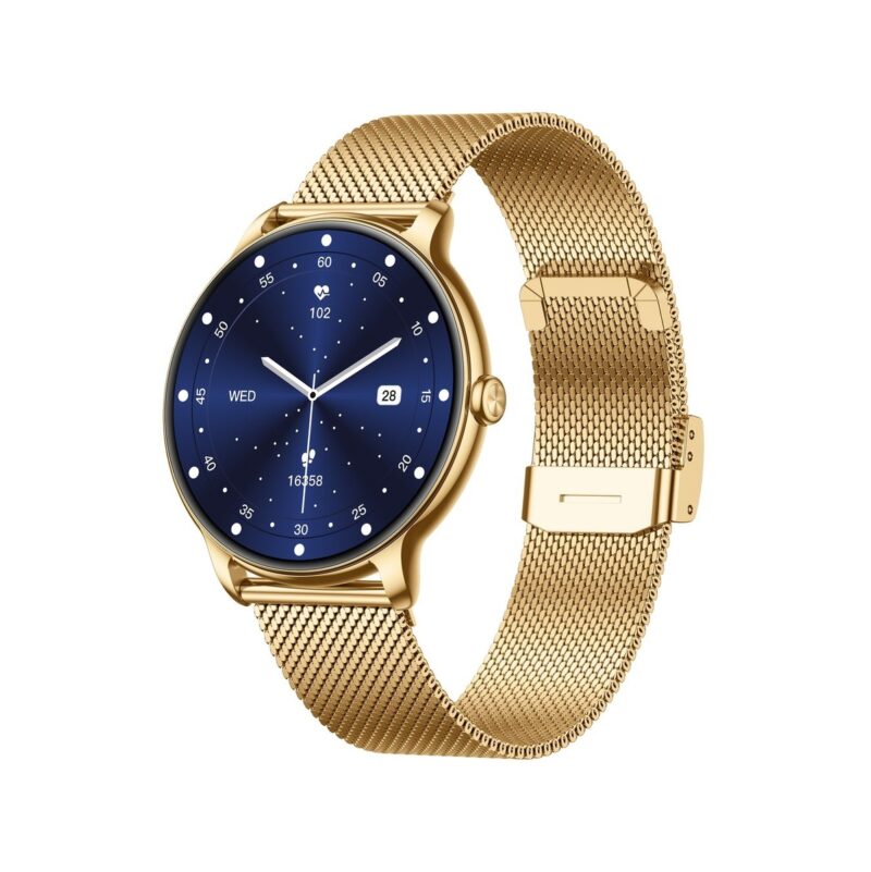 Smartwatch Gravity Złoty Pasek + Bransoleta GT31-2