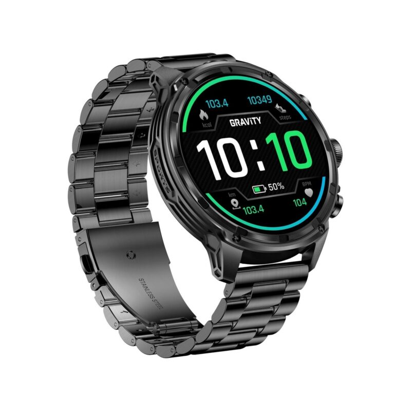 Smartwatch Gravity Czarny Pasek + Bransoleta GT41-2