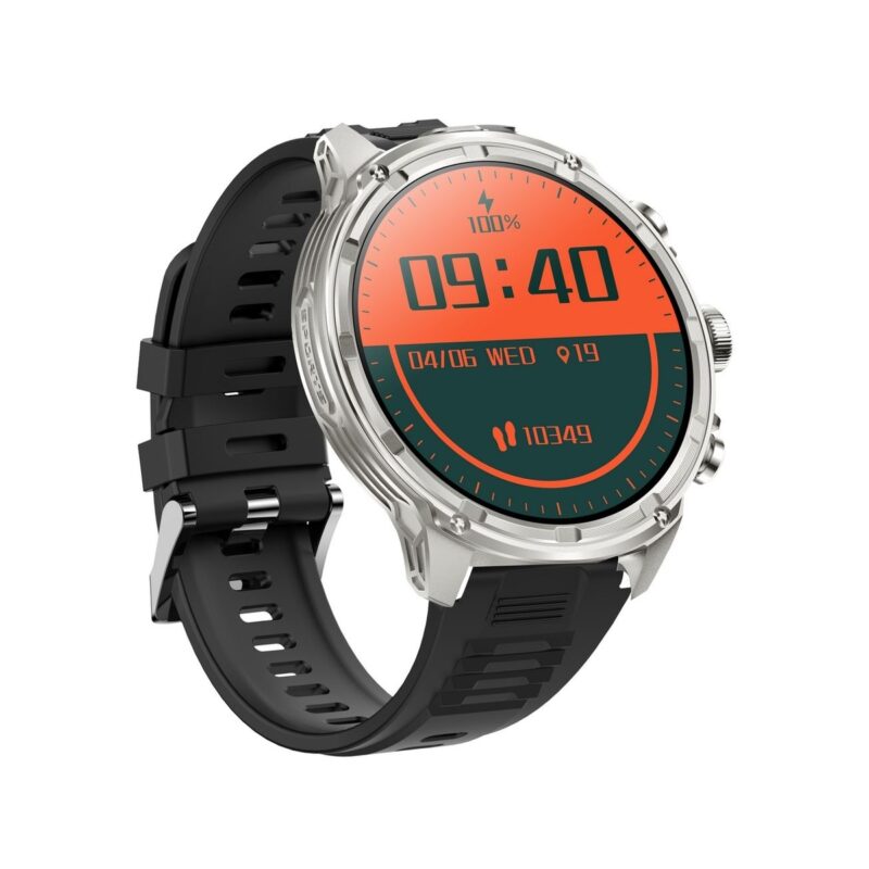 Smartwatch Gravity Srebrny Pasek + Bransoleta GT41-3