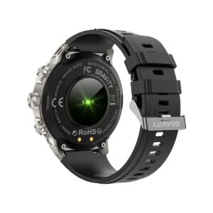 Smartwatch Gravity Srebrny Pasek + Bransoleta GT41-3