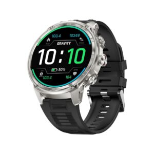 Smartwatch Gravity Srebrny Pasek + Bransoleta GT41-3