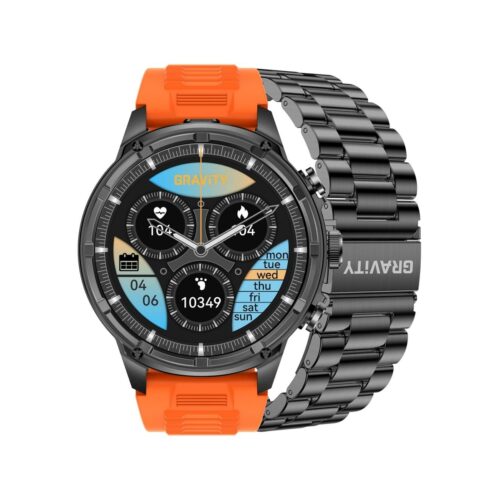 Smartwatch Gravity Czarny Pasek + Bransoleta GT41-4