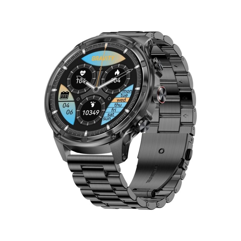 Smartwatch Gravity Czarny Pasek + Bransoleta GT41-4