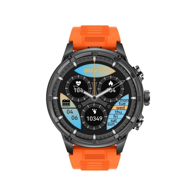 Smartwatch Gravity Czarny Pasek + Bransoleta GT41-4