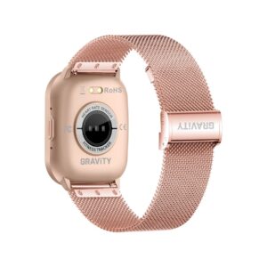 Smartwatch Gravity Różowy Pasek + Bransoleta GT43-1