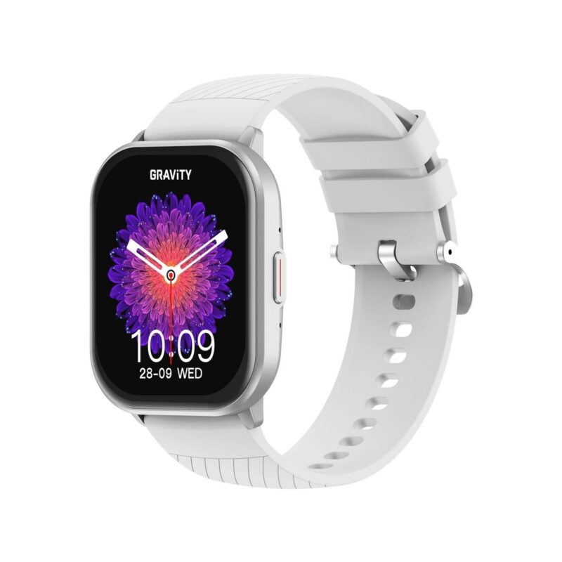 Smartwatch Gravity Srebrny Pasek + Bransoleta GT43-2