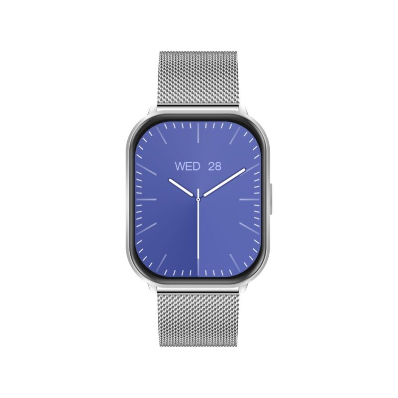 Smartwatch Gravity Srebrny Pasek + Bransoleta GT43-2