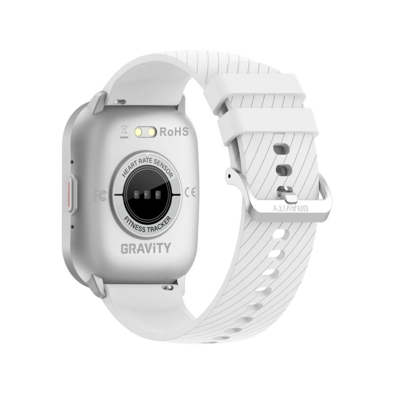 Smartwatch Gravity Srebrny Pasek + Bransoleta GT43-2