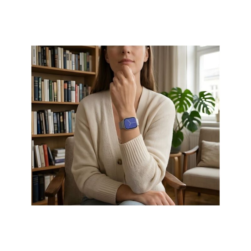 Smartwatch Gravity Srebrny Pasek + Bransoleta GT43-2