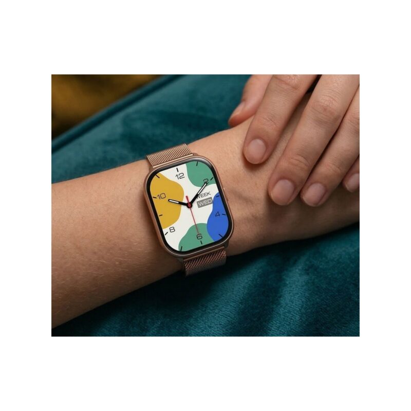 Smartwatch Gravity Różowy Pasek + Bransoleta GT43-4