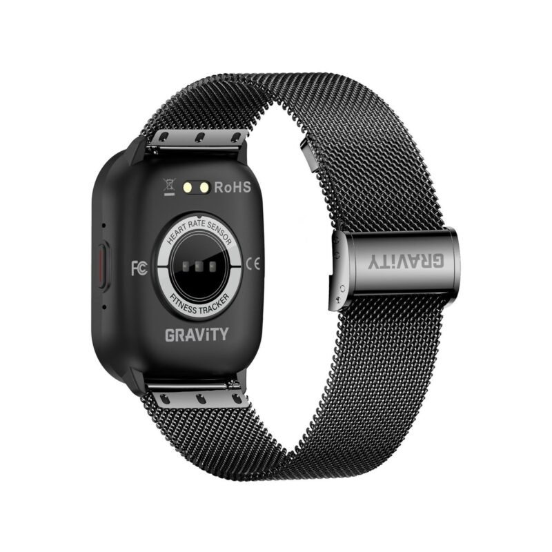 Smartwatch Gravity Czarny Pasek + Bransoleta GT43-5