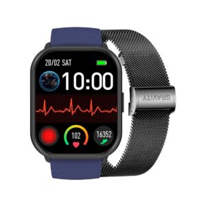 Smartwatch Gravity Czarny Pasek + Bransoleta GT43-5