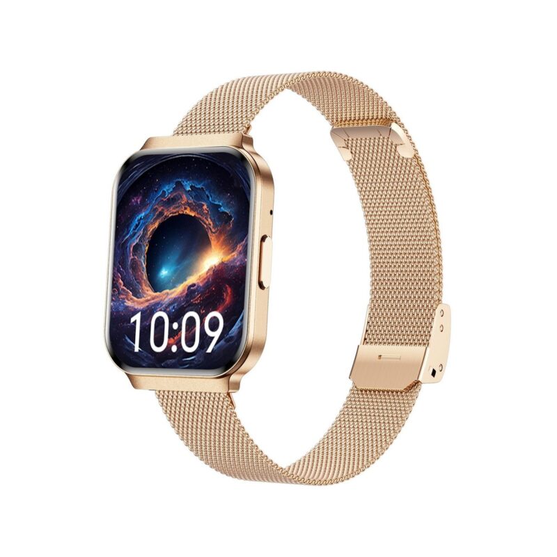 Smartwatch Gravity Różowe Złoto Pasek + Bransoleta GT44-1
