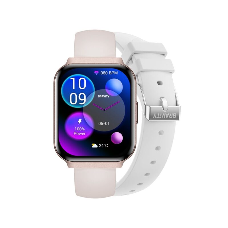 Smartwatch Gravity Różowy 2 Paski GT44-3