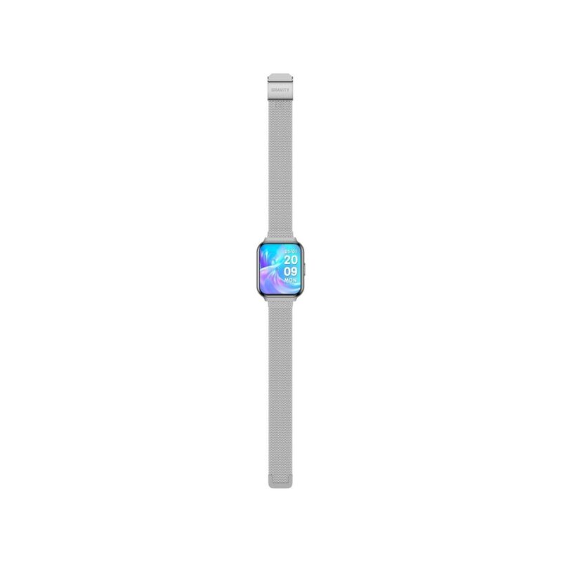 Smartwatch Gravity Srebrny Pasek + Bransoleta GT44-4