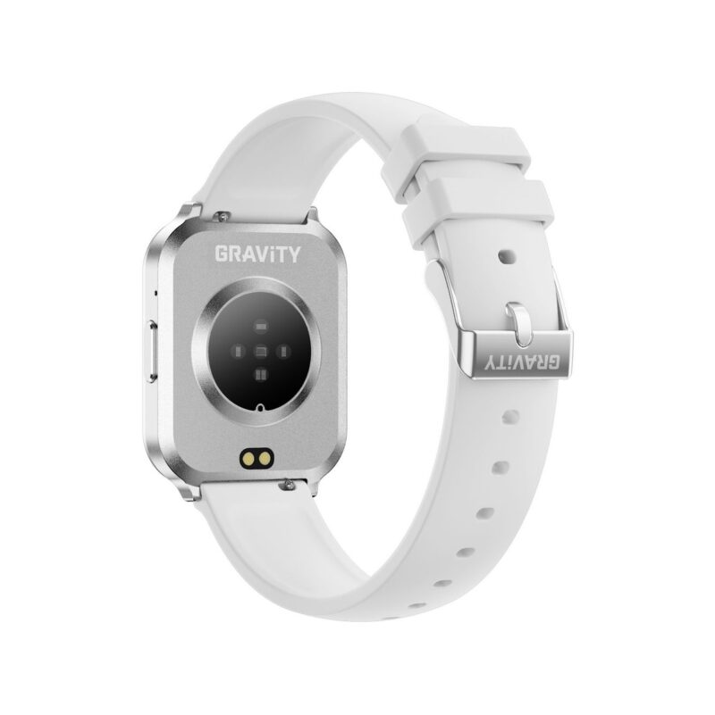 Smartwatch Gravity Srebrny Pasek + Bransoleta GT44-4