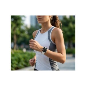 Smartwatch Gravity Srebrny Pasek + Bransoleta GT44-4
