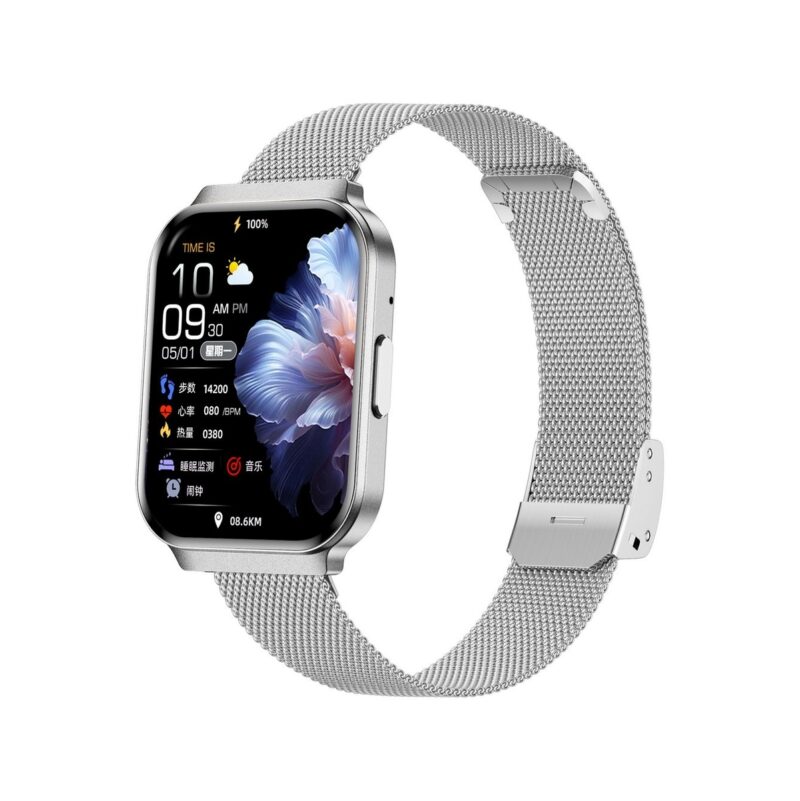 Smartwatch Gravity Srebrny Pasek + Bransoleta GT44-4