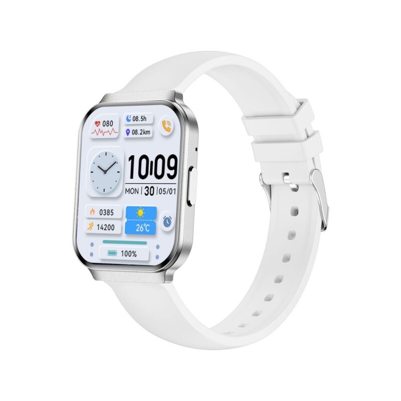 Smartwatch Gravity Srebrny Pasek + Bransoleta GT44-4