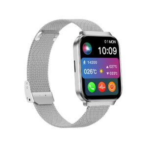 Smartwatch Gravity Srebrny Pasek + Bransoleta GT44-4